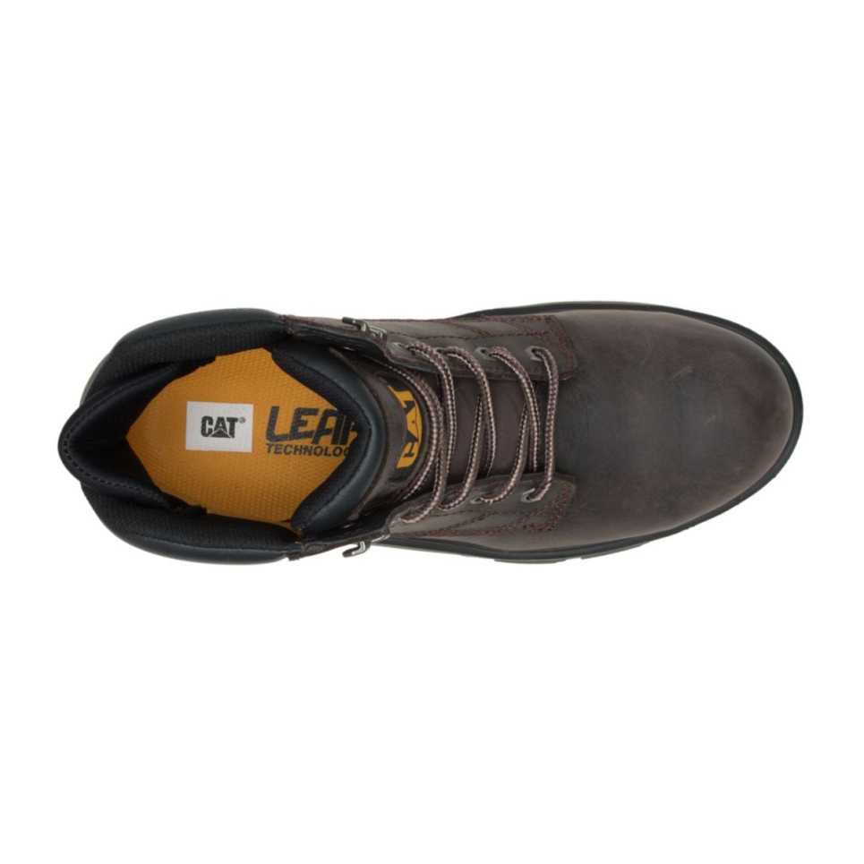 Cat Footwear Men's Exposition 6' Alloy Toe Static Dissipative Work Boot Demitasse - Image 7