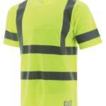 Cat Footwear Men's HiVis Class III Tee Yellow