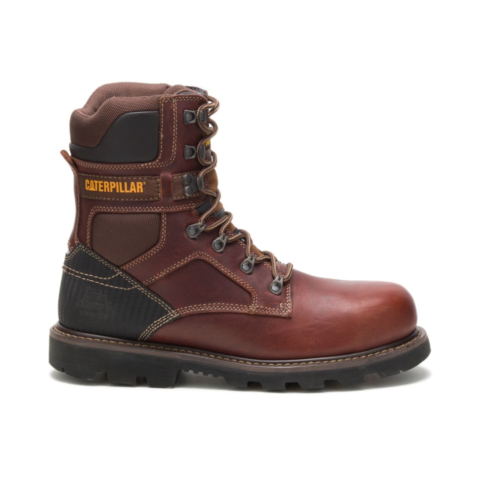 Cat Footwear Men's Indiana 2.0 Steel Toe Work Boot Brown - Image 2