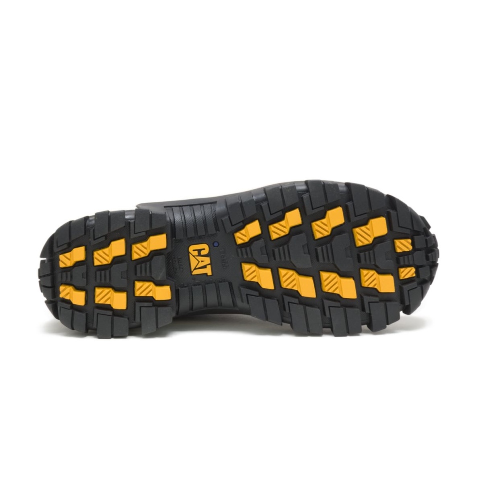 Cat Footwear Men's Invader Steel Toe Work Shoe Black-Full Moon - Image 6