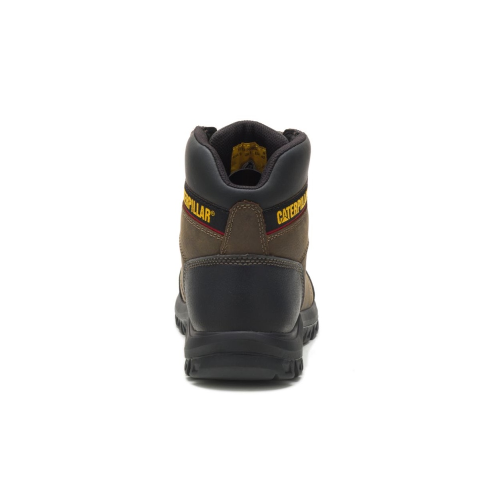 Cat Footwear Men's Outline Steel Toe Work Boot Dark Gull Grey - Image 5
