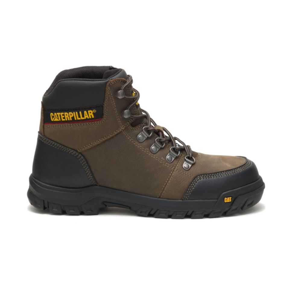 cat_footwear_mens_outline_steel_toe_work_boot_dark_gull_grey.jpg Cat Footwear Men's Outline Steel Toe Work Boot Dark Gull Grey - Image 1