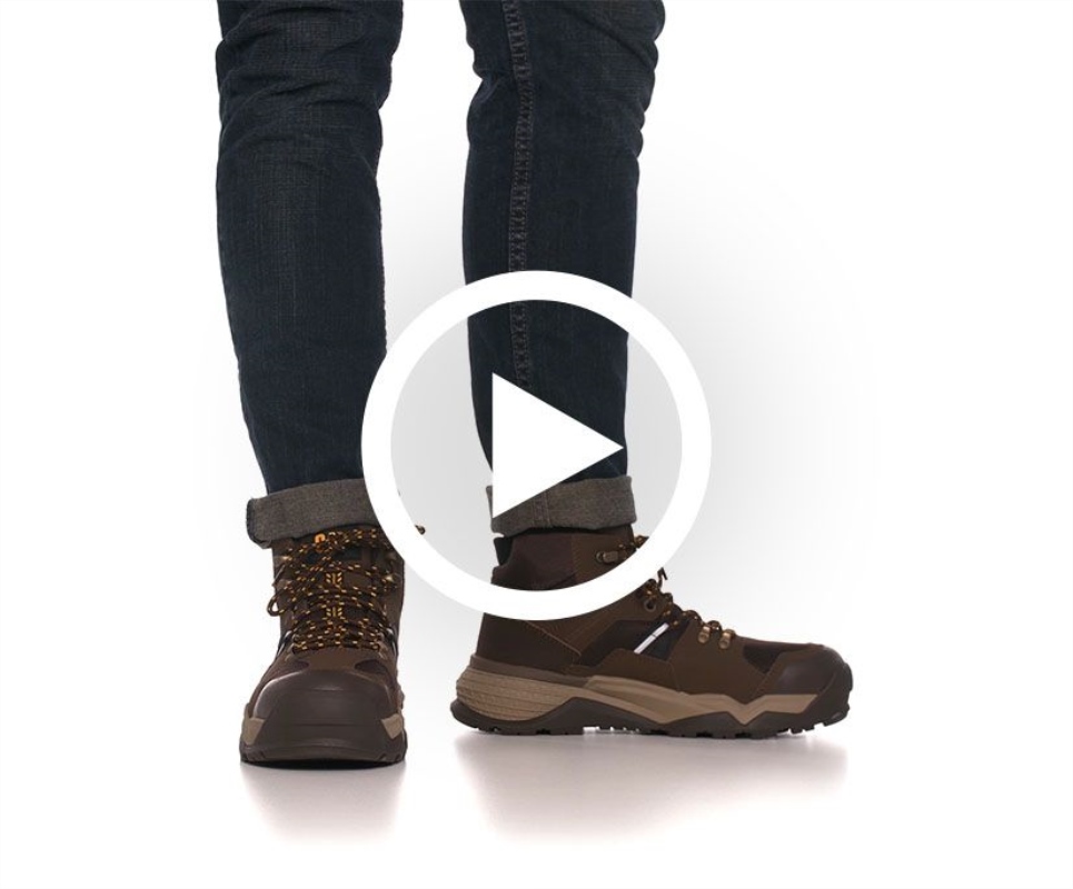 Cat Footwear Men's Provoke Mid Waterproof Alloy Toe Work Boot Oak - Image 8