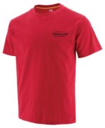 Cat Footwear Men's Quality Trademark Tee Red - Image 2
