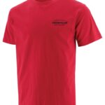Cat Footwear Men's Quality Trademark Tee Red