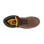Cat Footwear Men's Salvo 8' Waterproof Steel Toe Thinsulate Work Boot Dark Brown - Image 6