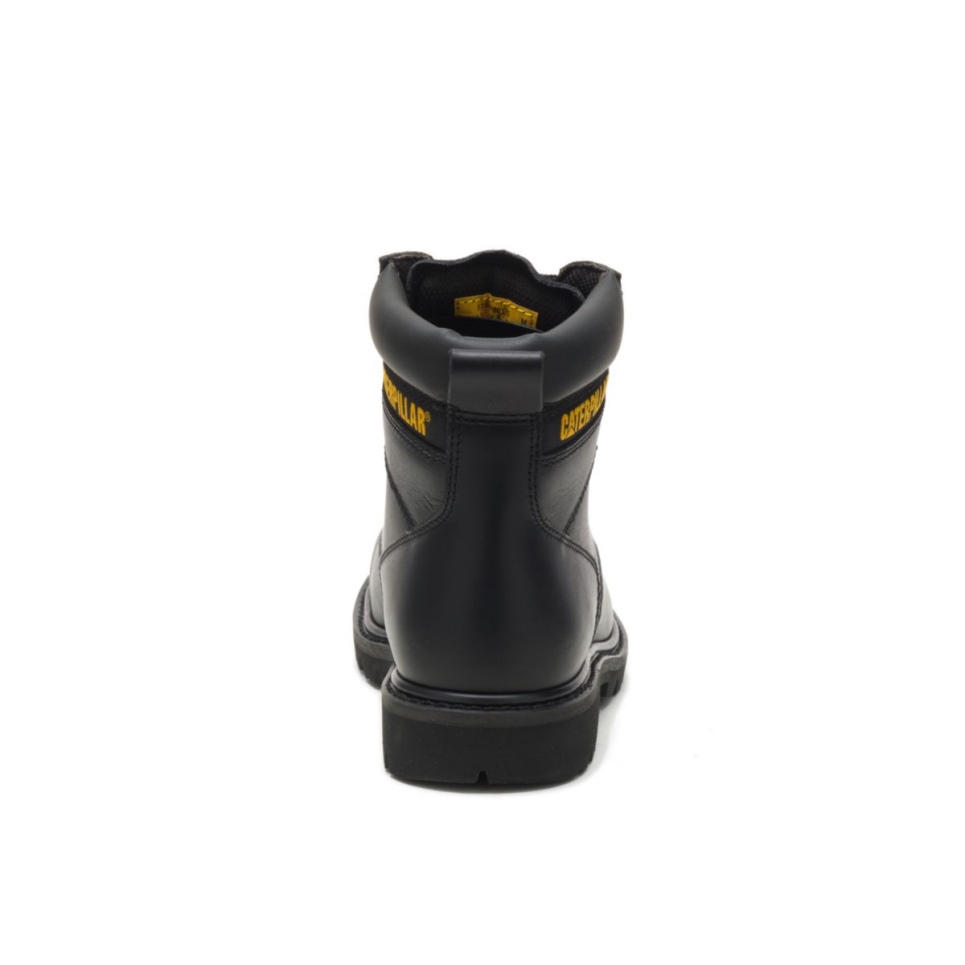 Cat Footwear Men's Second Shift Steel Toe Work Boot Black - Image 6