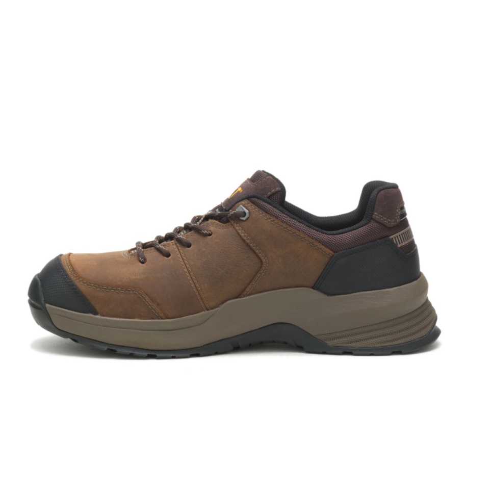 Cat Footwear Men's Streamline 2.0 Leather Composite Toe Work Shoe Clay - Image 4