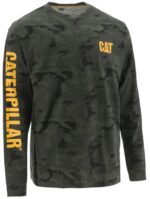 Cat Footwear Men's Trademark Banner Long Sleeve Tee Night Camo - Image 2