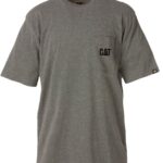 Cat Footwear Men's Trademark Pocket Tee DARK HEATHER GREY