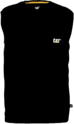 Cat Footwear Men's Trademark Sleeveless Pocket Tee Black