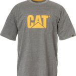 Cat Footwear Men's Trademark Tee Grey