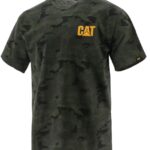 Cat Footwear Men's Trademark Tee Night Camo