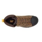 Cat Footwear Men's Wellspring Waterproof Metatarsal Guard Steel Toe Work Boot Real Brown - Image 7