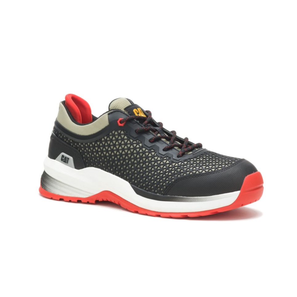 Cat Footwear Moss Grey-Black Men's Streamline 2.0 Composite Toe Work Shoe - Image 3