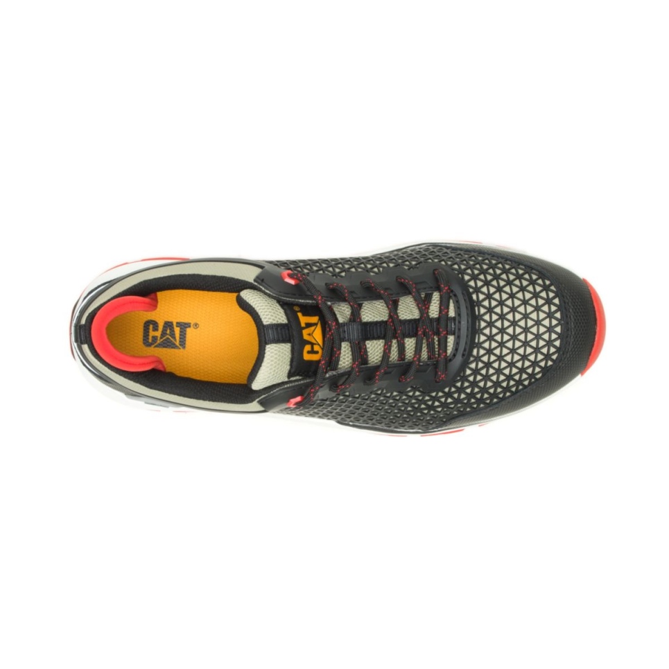 Cat Footwear Moss Grey-Black Men's Streamline 2.0 Composite Toe Work Shoe - Image 7