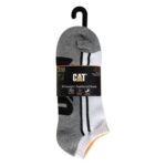 Cat Footwear Multi Men's Half Cushion Quarter Sock 3-Pack - Image 3