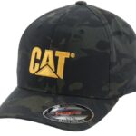 Cat Footwear Night Camo Men's Trademark Flexfit Cap