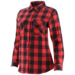 Cat Footwear Red Women's Buffalo Check Heavyweight Shirt