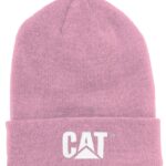 Cat Footwear Trademark Cuff Beanie Pink