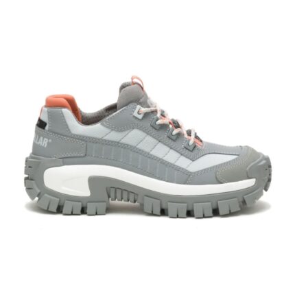 Cat Footwear Women's Invader Steel Toe Work Shoe Wild Dove-Glacier Grey
