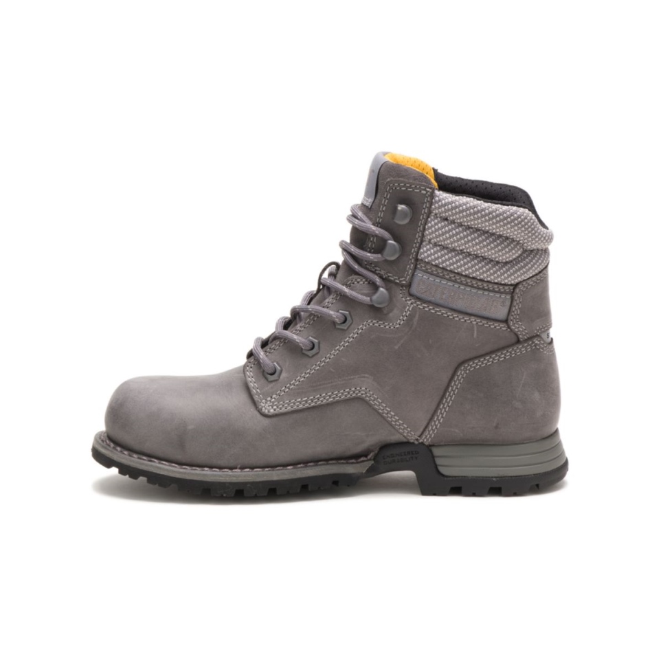 Cat Footwear Women's Paisley 6' Steel Toe Work Boot Dolphin - Image 4