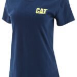 Cat Footwear Women's Trademark Tee Blue