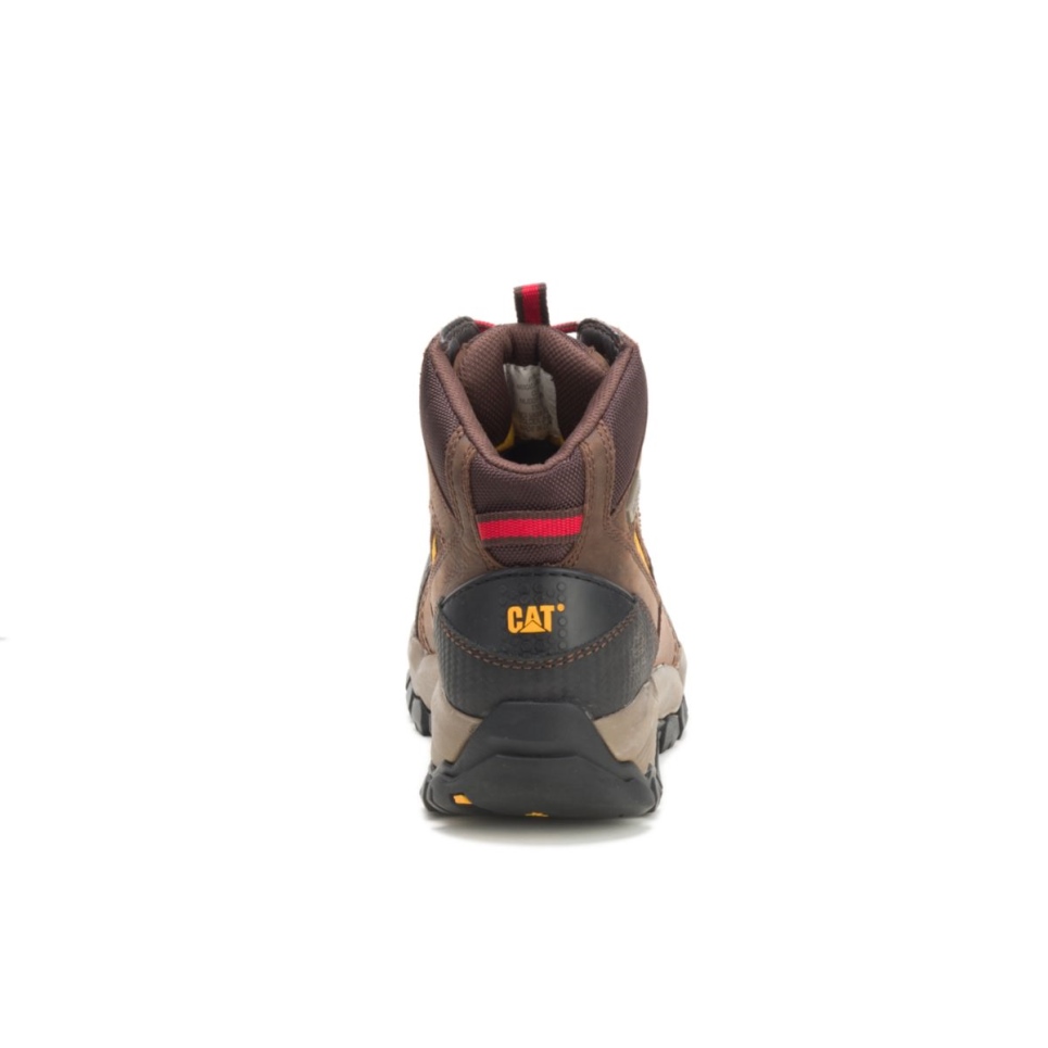 Clay Men's Navigator Mid Waterproof Steel Toe Work Boot Cat Footwear - Image 5