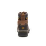 Dark Beige Men's Hauler 6' Waterproof Composite Toe Work Boot Cat Footwear - Image 6