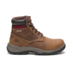 Dark Beige Women's Dryverse 6' Waterproof Work Boot Cat Footwear - Image 2