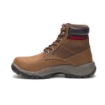 Dark Beige Women's Dryverse 6' Waterproof Work Boot Cat Footwear - Image 4