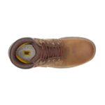 Dark Beige Women's Dryverse 6' Waterproof Work Boot Cat Footwear - Image 7