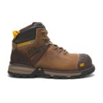 Dark Biege Men's Excavator Superlite Waterproof Toe Work Boot Cat Footwear - Image 2