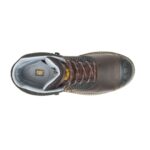 Dark Brown Men's Excavator Superlite Cool Carbon Composite Toe Work Boot Cat Footwear - Image 8