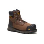 Dark Brown Men's Excavator XL 6' Waterproof Composite Toe Work Boot Cat Footwear - Image 4