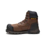 Dark Brown Men's Excavator XL 6' Waterproof Composite Toe Work Boot Cat Footwear - Image 5