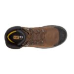Dark Brown Men's Excavator XL 6' Waterproof Composite Toe Work Boot Cat Footwear - Image 8