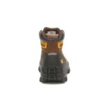 Dark Brown Men's Invader Hi Steel Toe Work Boot Cat Footwear - Image 5