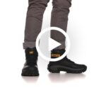 Dark Brown Men's Invader Hi Steel Toe Work Boot Cat Footwear - Image 8