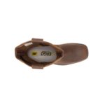 Dark Brown Men's Wellston Pull On Steel Toe Work Boot Cat Footwear - Image 7