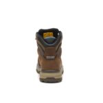 Dark Brown Women's Excavator Superlite Carbon Composite Toe Work Boot Cat Footwear - Image 6