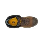 Dark Brown Women's Excavator Superlite Carbon Composite Toe Work Boot Cat Footwear - Image 8