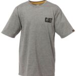 Dark Heather Grey Men's Trademark Tee Cat Footwear