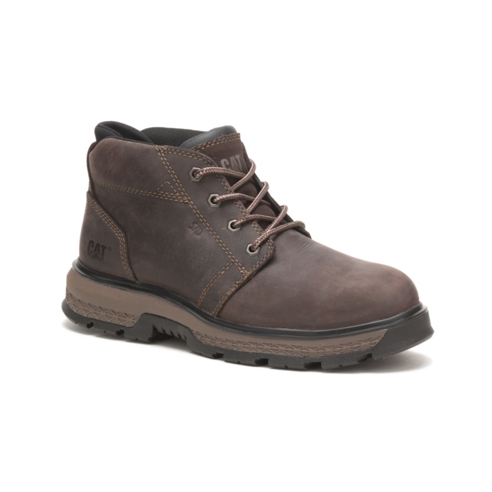 Demitasse Men's Exposition 4.5' Alloy Toe Static Dissipative Work Boot Cat Footwear - Image 3