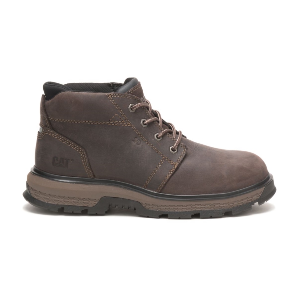 Demitasse Men's Exposition 4.5' Alloy Toe Static Dissipative Work Boot Cat Footwear - Image 1