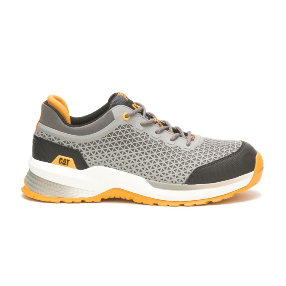 medium_charcoal_paloma_mens_streamline_2_0_composite_toe_work_shoe_cat_footwear.jpg Medium Charcoal-Paloma Men's Streamline 2.0 Composite Toe Work Shoe Cat Footwear - Image 1