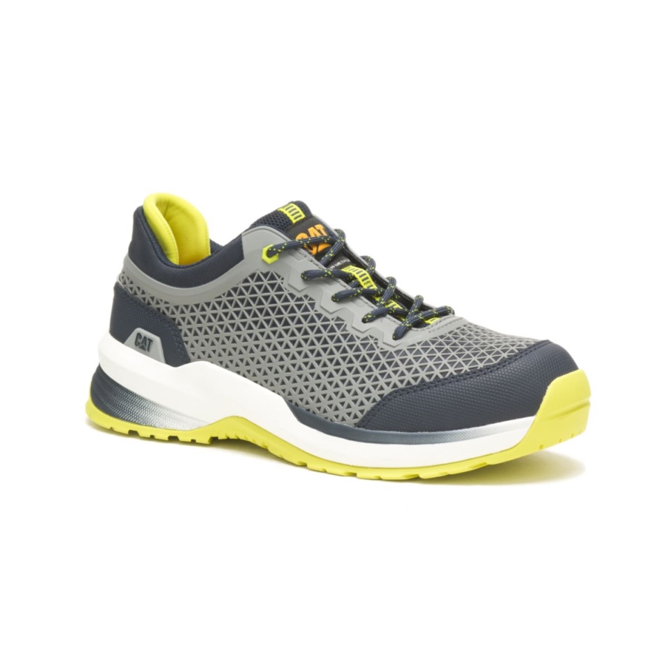 Midnight-Wild Dove Men's Streamline 2.0 Composite Toe Work Shoe Cat Footwear - Image 4