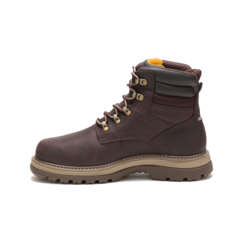 Mulch Men's Fairbanks 6' Waterproof Steel Toe Work Boot Cat Footwear - Image 4