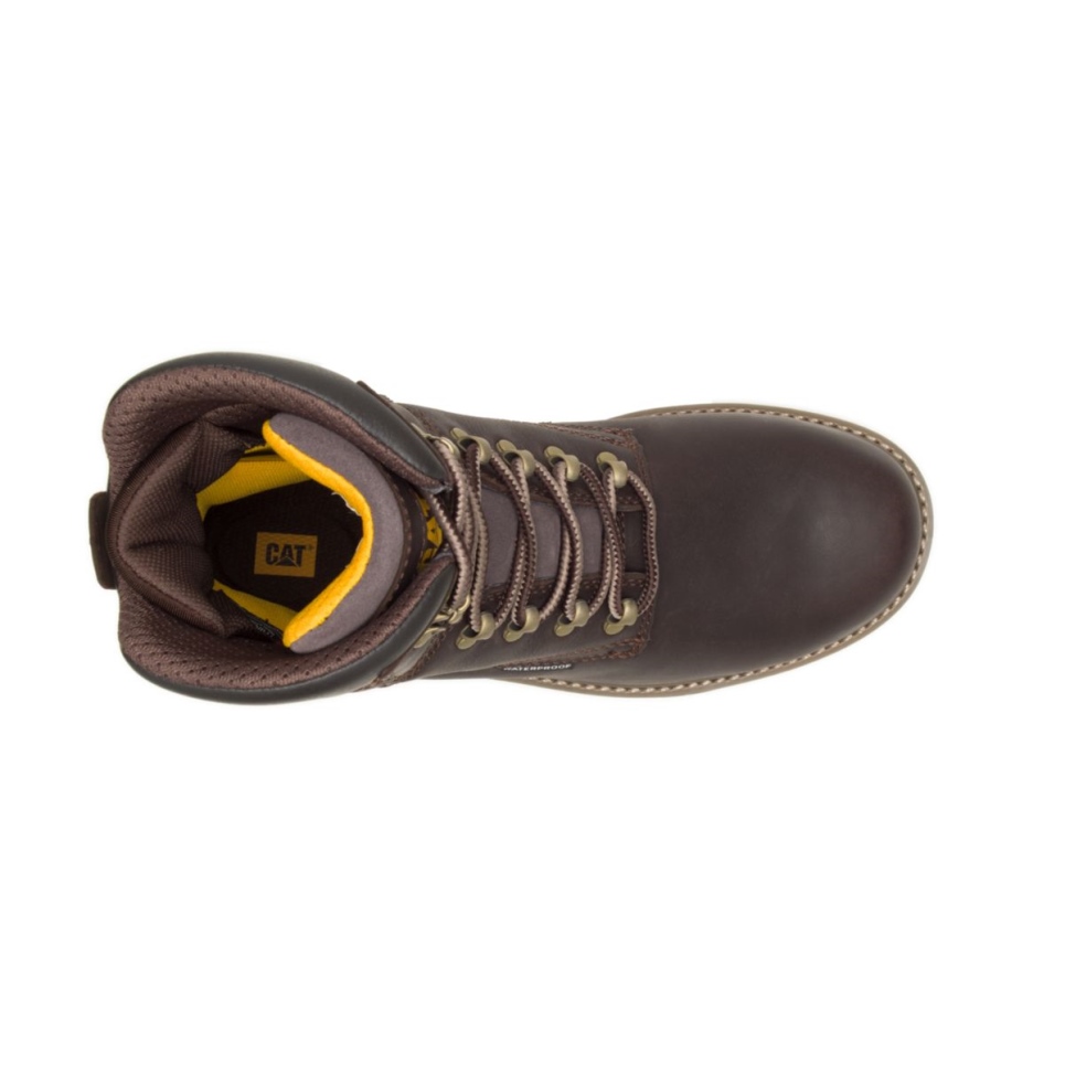 Mulch Men's Fairbanks 8' Waterproof TX Steel Toe Work Boot Cat Footwear - Image 7