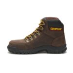Seal Brown Men's Outline Steel Toe Work Boot Cat Footwear - Image 5